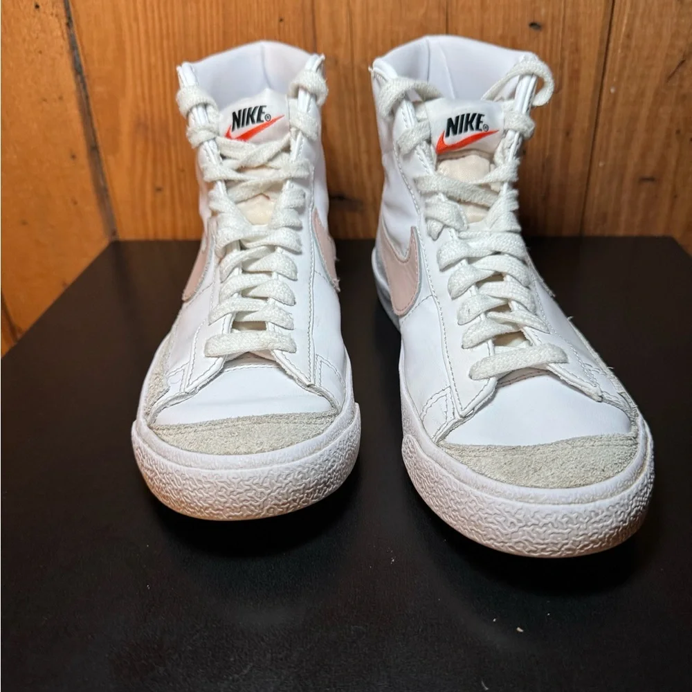 Nike Blazer Mid ’77 Vintage White Pink Women’s 6.5 - Picture 10 of 16